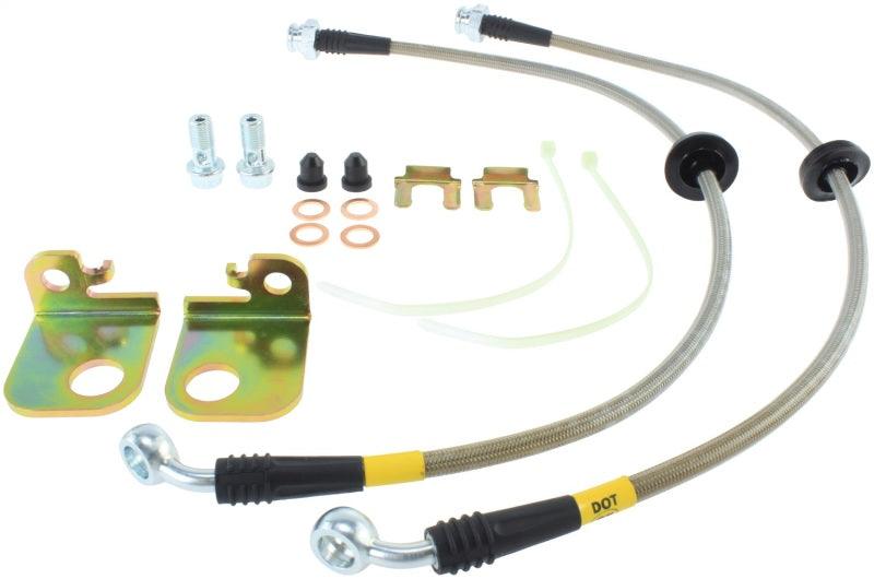 StopTech 04-06 Pontiac GTO Stainless Steel Front Brake Line Kit - Corvette Realm