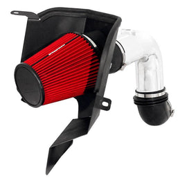 Spectre 03-07 Dodge RAM L6-5.9L DSL Air Intake Kit - Polished w/Red Filter - Corvette Realm