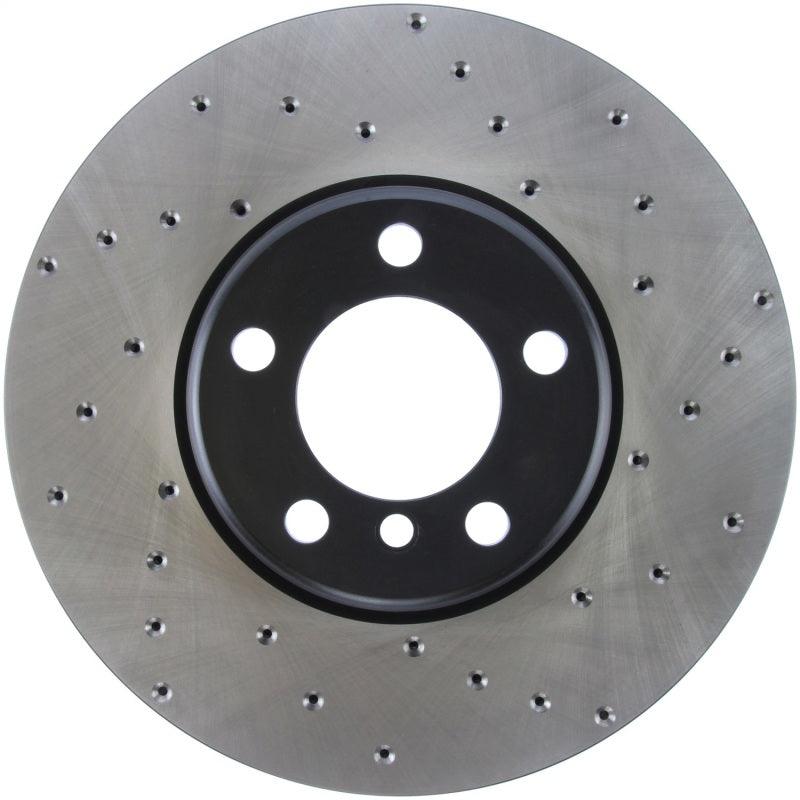 StopTech 12-15 BMW 335i Drilled Left Front Rotor - Corvette Realm