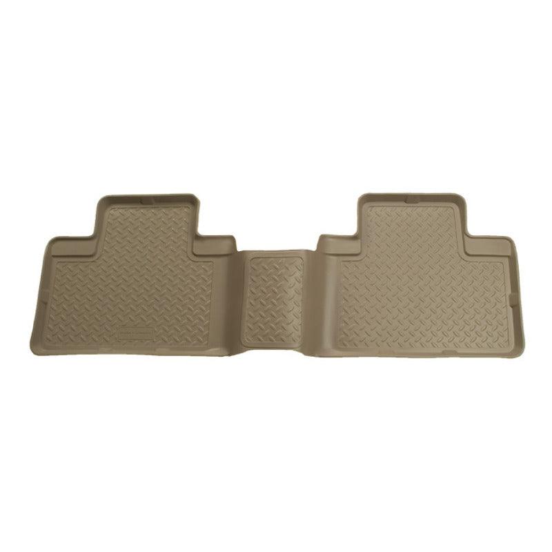 Husky Liners 01-06 Toyota Sequoia Classic Style 2nd Row Tan Floor Liners (One Piece Unit) - Corvette Realm