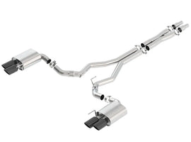 Borla 18-23 Ford Mustang GT (A/T / M/T) 3in ATAK Catback Exhaust w/o Valves w/ Black Chrome Tips