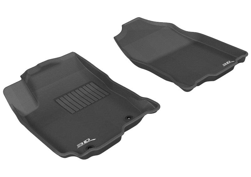 3D MAXpider 2013-2018 Toyota RAV4/RAV4 Hybrid Kagu 1st Row Floormat - Black - Corvette Realm