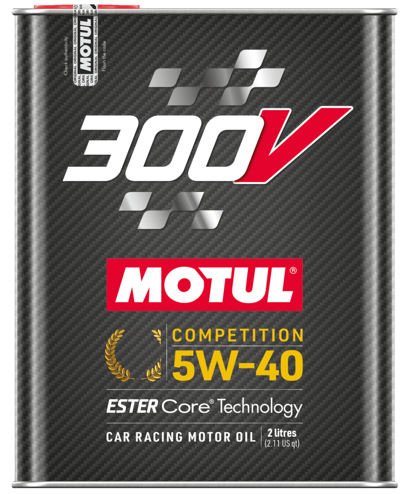 Motul 2L Synthetic-ester Racing Oil 300V COMPETITION 5W40 10x2L - Corvette Realm