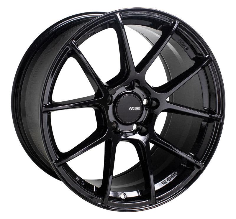 Enkei TS-V 18x8.5 5x114.3 45mm Offset 72.6mm Bore Gloss Black Wheel - Corvette Realm