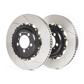 GiroDisc Audi B9 S4/S5/SQ5 Slotted Front 2-Piece Rotors - Corvette Realm