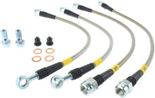 Load image into Gallery viewer, StopTech 07-08 Cadillac Escalade Stainless Steel Rear Brake Lines - Corvette Realm