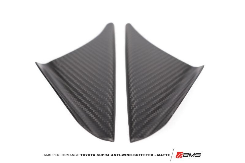 AMS Performance 2020+ Toyota GR Supra Anti-Wind Buffeting Kit - Matte Carbon - Corvette Realm