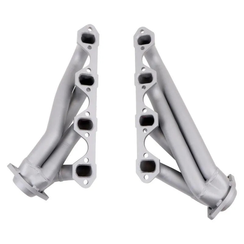 BBK 79-93 Mustang 351 Swap Shorty Unequal Length Exhaust Headers - 1-5/8 Titanium Ceramic - Corvette Realm