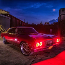 Load image into Gallery viewer, Oracle Pre-Installed Lights 5.75 IN. Sealed Beam - Red Halo - Corvette Realm