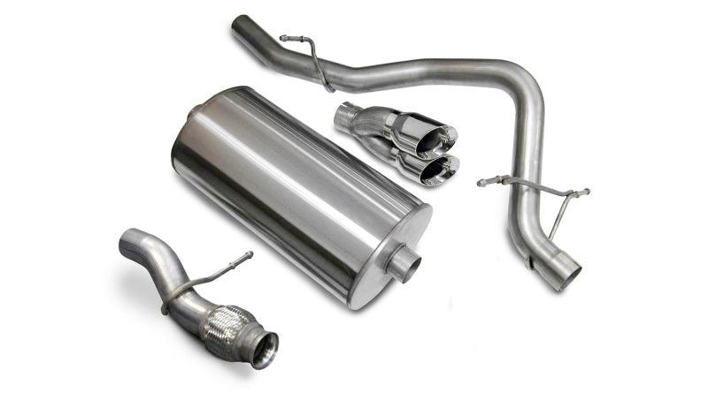 Corsa 09-11 Chevrolet Tahoe 5.3L V8 Polished Sport Cat-Back Exhaust - Corvette Realm