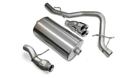 Corsa 09-11 Chevrolet Tahoe 5.3L V8 Polished Sport Cat-Back Exhaust - Corvette Realm