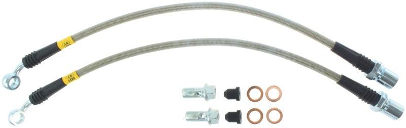StopTech 98-05 Lexus GS300/GS350/GS400/GS430/GS450H Rear Stainless Steel Brake Lines - Corvette Realm