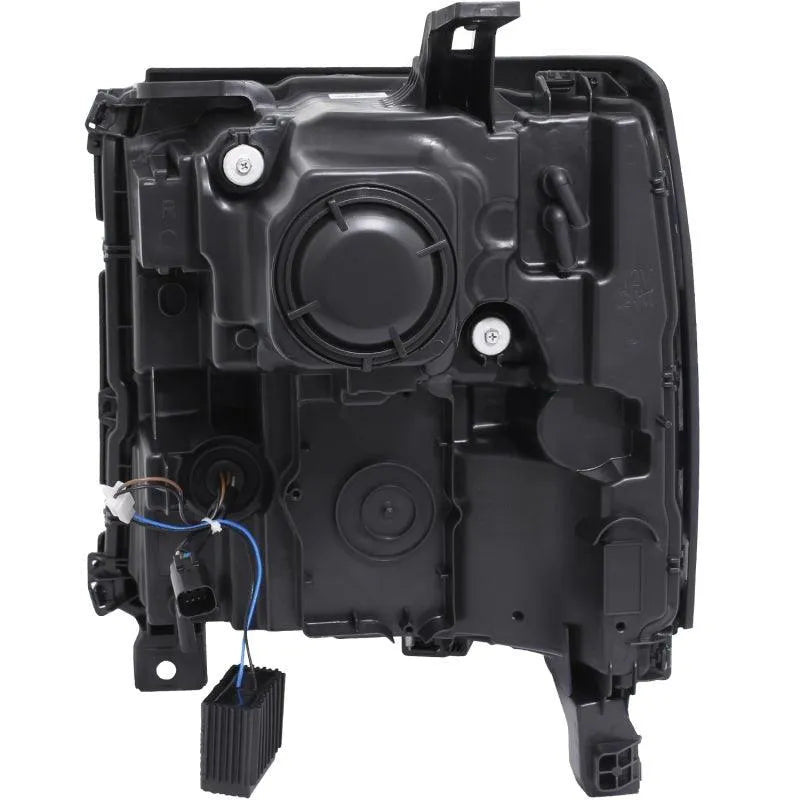 ANZO 16-17 Chevy Silverado 1500 Prjctr. Headlight Plank Styl. w/Amber (Only Work w/HID Equip. Truck) - Corvette Realm
