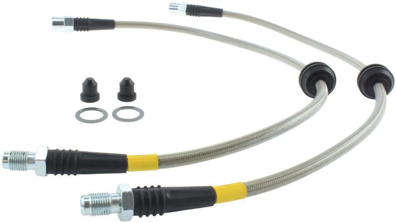 StopTech 08-09 BMW M3 (E92) SS Front Brake Lines - Corvette Realm