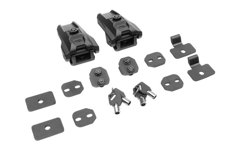 Rugged Ridge Locking Hood Catch Kit 07-18 Jeep Wrangler JKU / 18-22 Wrangler JL - Corvette Realm