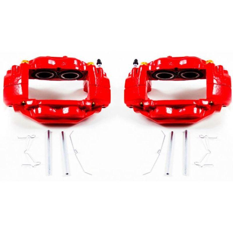 Power Stop 08-15 Toyota Sequoia Front Red Calipers w/o Brackets - Pair - Corvette Realm