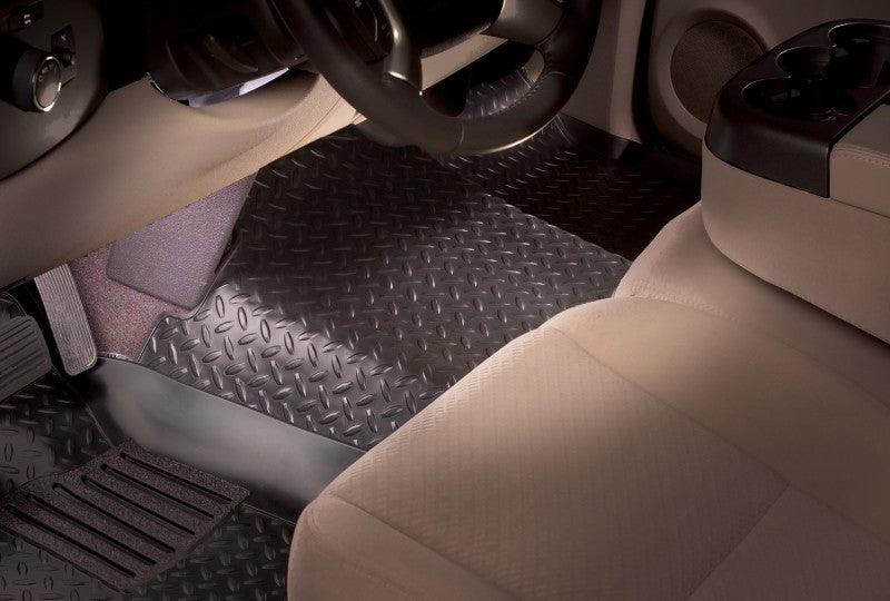 Husky Liners 96-99 Suburban/Tahoe/Yukon Classic Style Center Hump Black Floor Liner (w/oFloor Shift) - Corvette Realm