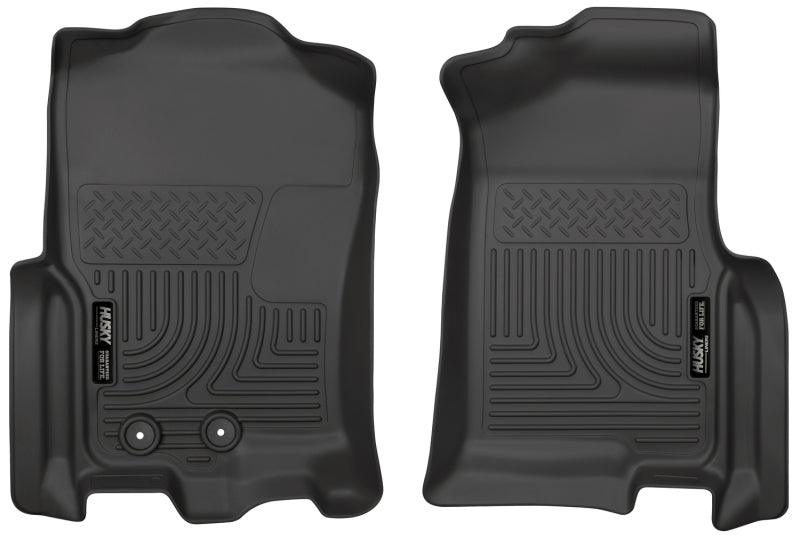 Husky Liners 2015 Ford Expedition/Lincoln Navigator WeatherBeater Front Black Floor Liners - Corvette Realm