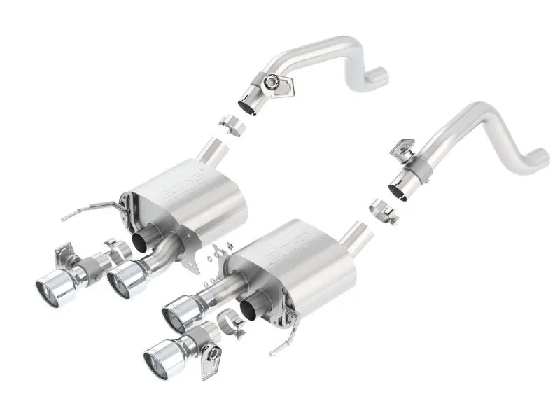 Borla 14-19  Stingray C7 6.2L 8cyl S Type Axle-Back Exhaust w/ NPP Dual Mode
