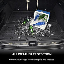 Load image into Gallery viewer, 3D MAXpider 20-23 Tesla Model Y 2nd Row Seatback Protector Kagu Cargo Liner - Black - Corvette Realm