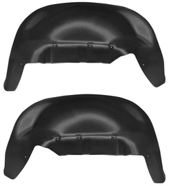 Husky Liners 2019+ Chevrolet Silverado 1500 Black Rear Wheel Well Guards - Corvette Realm