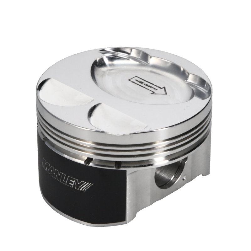 Manley Mazda 94mm 88mm +5mm Bore 9.5 CR Dish Type Platinum Series Pistons w/Rings - Corvette Realm