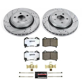 Power Stop 18-21 Jeep Grand Cherokee Rear Z26 Street Brake Kit - Corvette Realm