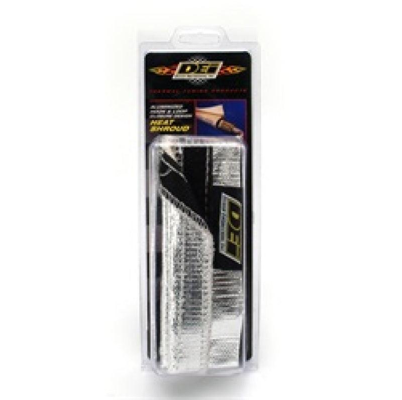 DEI Heat Shroud 1in I.D. x 3ft - Aluminized Sleeving - Hook and Loop Edge - Corvette Realm