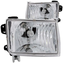Load image into Gallery viewer, ANZO 1998-2000 Nissan Frontier Crystal Headlights Chrome - Corvette Realm
