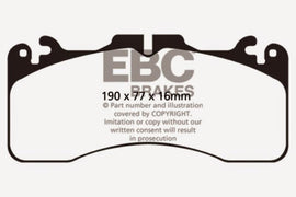 EBC 09+ Lexus LS460 4.6 Sport Redstuff Front Brake Pads - Corvette Realm