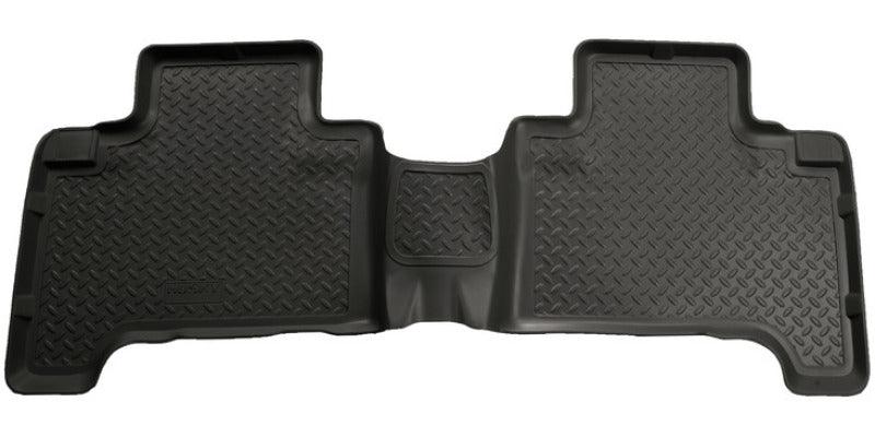 Husky Liners 03-09 Toyota 4Runner (4DR) Classic Style 2nd Row Black Floor Liners (One Piece Liner) - Corvette Realm