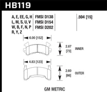 Load image into Gallery viewer, Hawk 1978-1979 Buick Century Custom HPS 5.0 Front Brake Pads - Corvette Realm