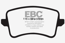 Load image into Gallery viewer, EBC 09-11 Audi A4 2.0 Turbo Ultimax2 Rear Brake Pads