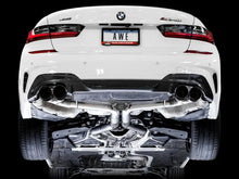 Load image into Gallery viewer, AWE Tuning 2019+ BMW M340i (G20) Track Edition Exhaust - Quad Diamond Black Tips - Corvette Realm