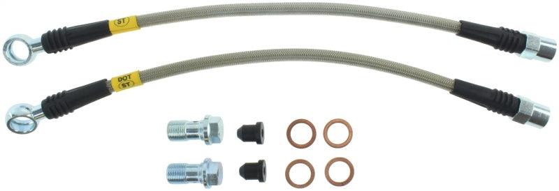 StopTech 07-08 Audi RS4 Rear Stainless Steel Brake Line Kit - Corvette Realm