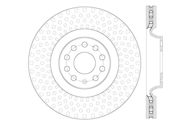 StopTech Slotted & Drilled Sport Brake Rotor - Corvette Realm
