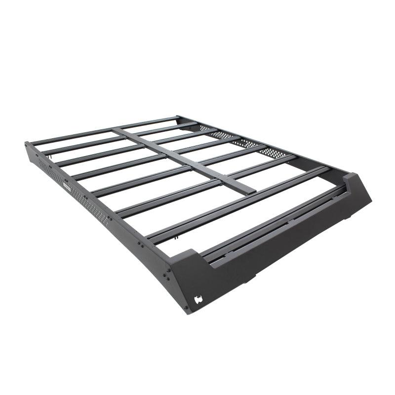 Go Rhino 22-23 Toyota Tundra CrewMax Ceros Low Profile Roof Rack - Tex. Blk - Corvette Realm