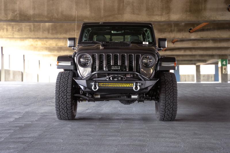 DV8 Offroad 07-23 Jeep Wrangler JK/JL & Gladiator JT FS-1 Series Stubby Front Bumper - Corvette Realm