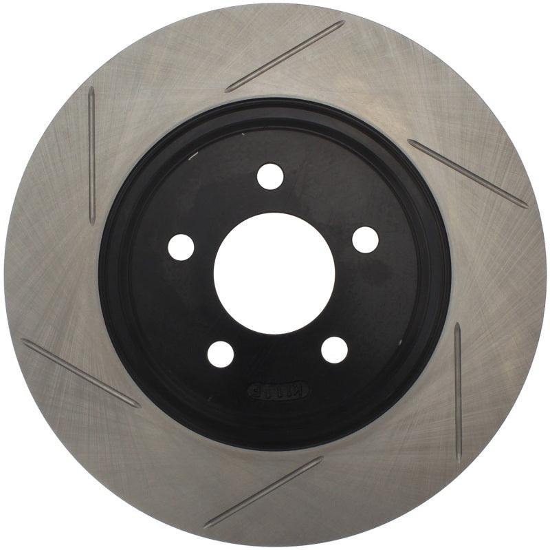 StopTech Power Slot 94-04 Ford Mustang Front Right Slotted Rotor - Corvette Realm