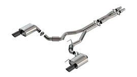Borla 24-25 Ford Mustang GT 5.0L V8 w/o Active Exhaust S-Type Cat-Back Exhaust System - Black Chrome