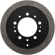 Load image into Gallery viewer, StopTech Power Slot 08-09 Lexus LX450/470/570 / 07-09 Toyota Tundra Slotted Right Rear Rotor - Corvette Realm