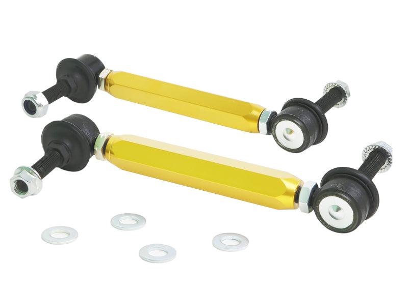 Whiteline Universal Sway Bar End Link Kit - 175-200mm Heavy Duty Adjustable - 10mm Ball Studs - Corvette Realm