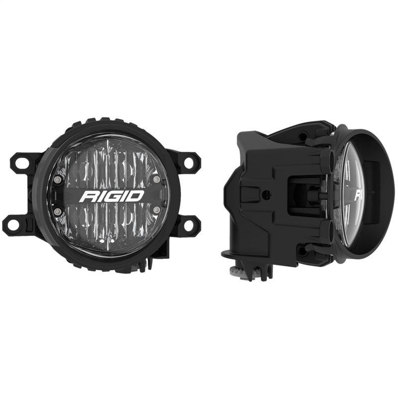 Rigid 14+ Toyota 4Runner/ Tundra & 16+ Tacoma 360-Series 4in LED SAE J583 Fog Lights - White (Pair) - Corvette Realm