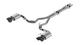 Borla 24-25 Ford Mustang Dark Horse 5.0L V8 w/Active Exhaust S-Type Cat-Back Exhaust System - BC Tips
