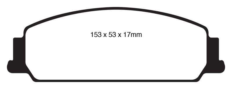 EBC 08-10 Pontiac G8 3.6 Redstuff Front Brake Pads - Corvette Realm