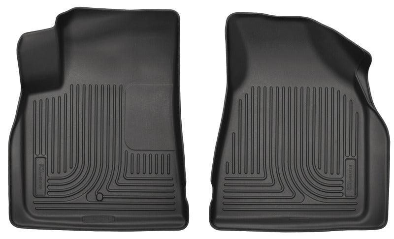 Husky Liners 09-14 Chevy Traverse/07-14 GMC Acadia Weatherbeater Black Front Floor Liners - Corvette Realm