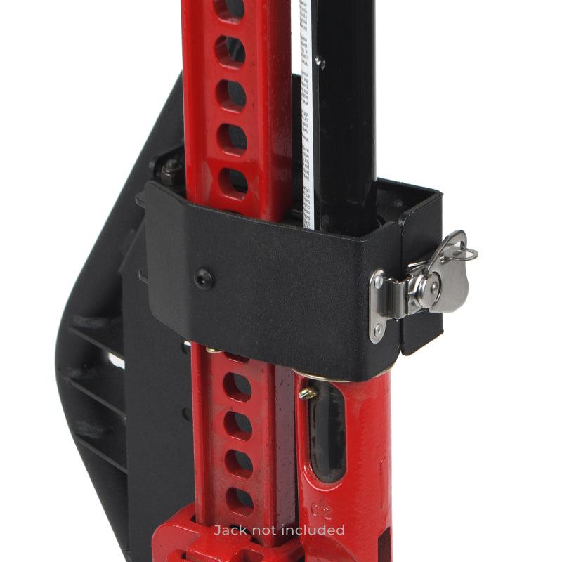 Go Rhino 18-24 Jeep Wrangler JL/JLU/JT Front Fender Jack Mount for Hi-Lift Jack - Tex. Blk - Corvette Realm