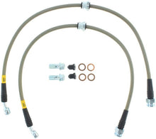 Load image into Gallery viewer, StopTech Stainless Steel Rear Brake lines for 03 MazdaSpeed Protege - Corvette Realm