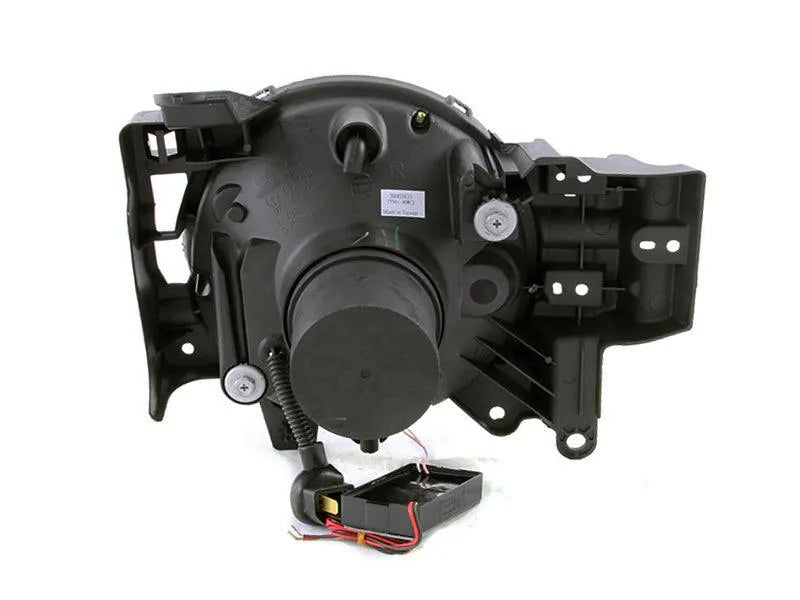 ANZO 2007-2013 Toyota Fj Cruiser Projector Headlights w/ Halo Black - Corvette Realm