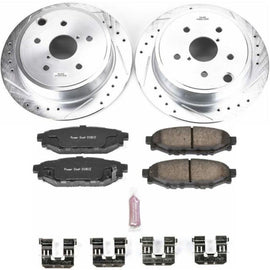 Power Stop 15-19 Subaru WRX Rear Z23 Evolution Sport Brake Kit - Corvette Realm